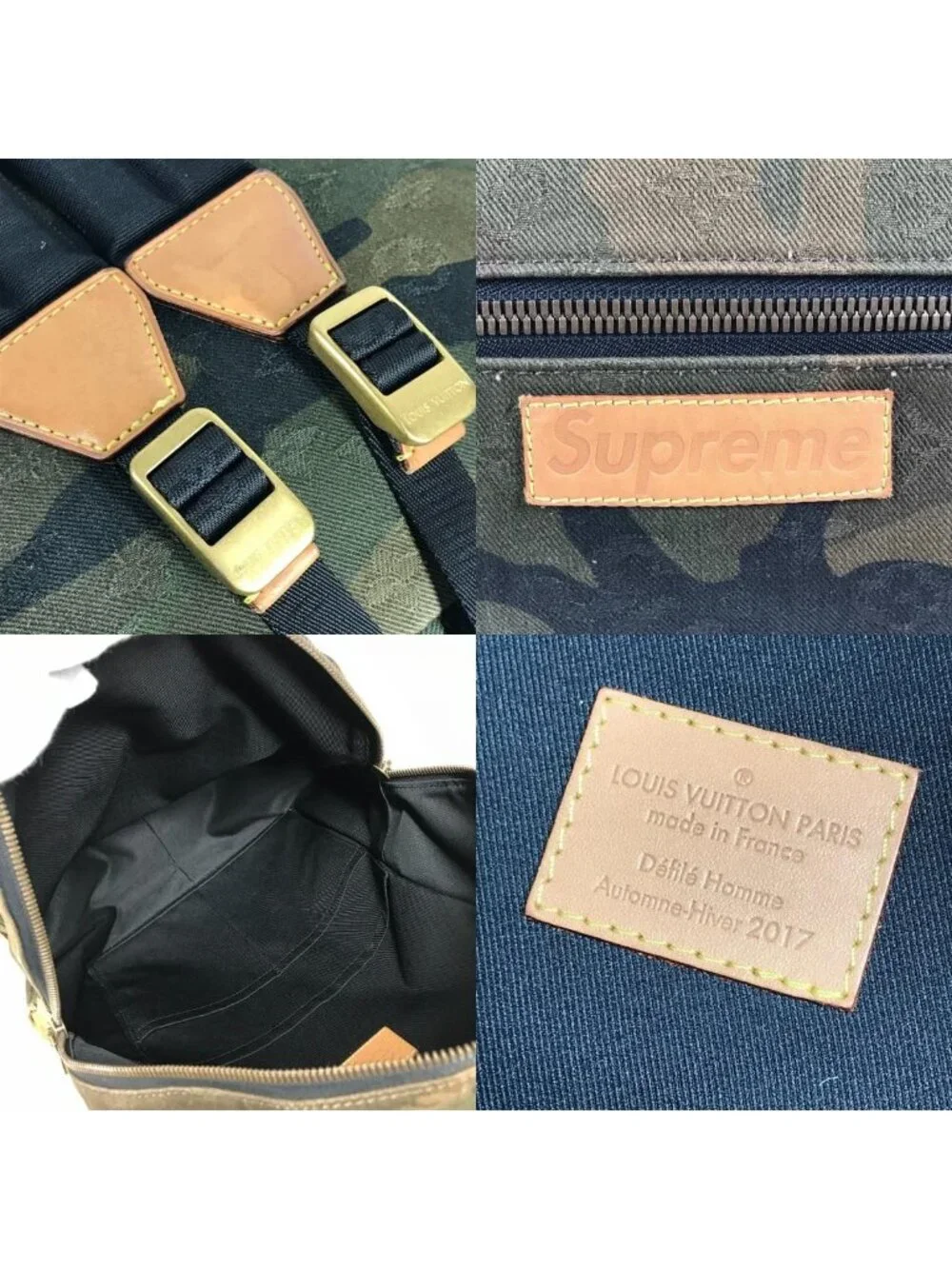Louis Vuitton Backpack Apollo Canvas Green